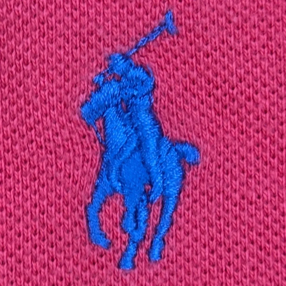 Polo Ralph Lauren Polo Mens L Short Sleeve Pique Pony Logo Salmon Pink Classic